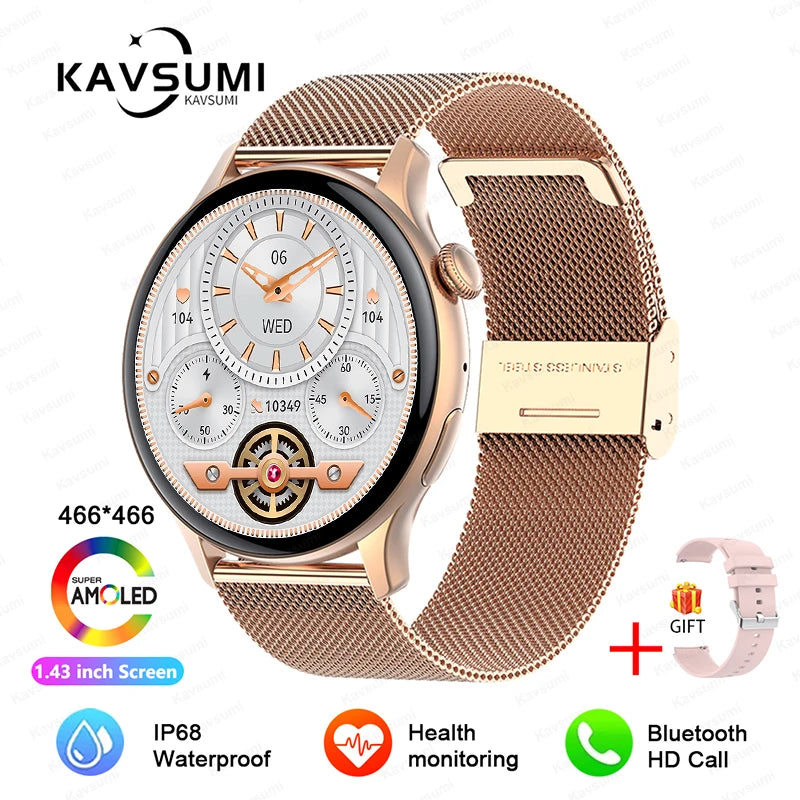 Smartwatch Feminino 466 GPS Track Sport