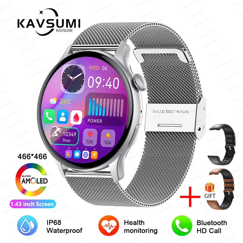 Smartwatch Feminino 466 GPS Track Sport