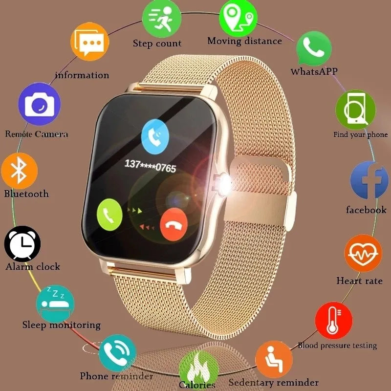 Smartwatch Inteligente Fitness Feminino Original 1.83"2025