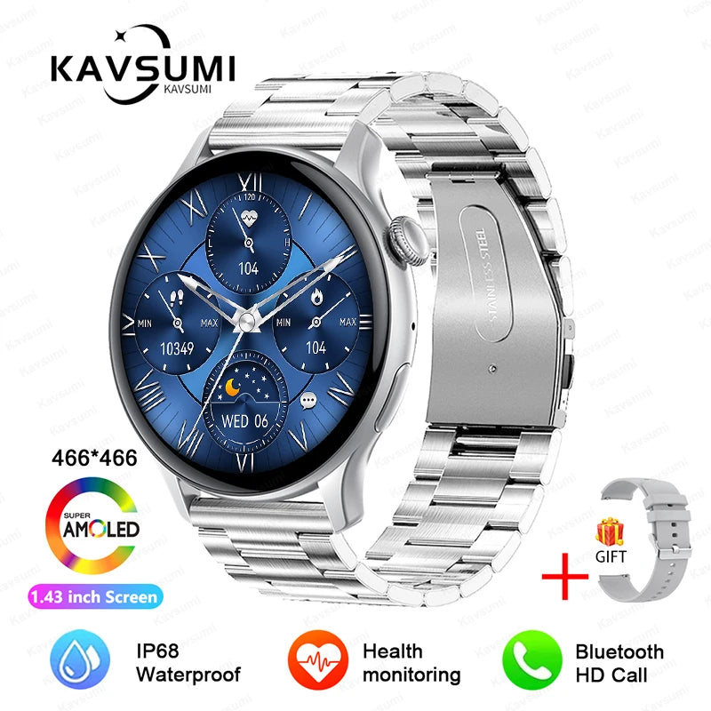 Smartwatch Feminino 466 GPS Track Sport